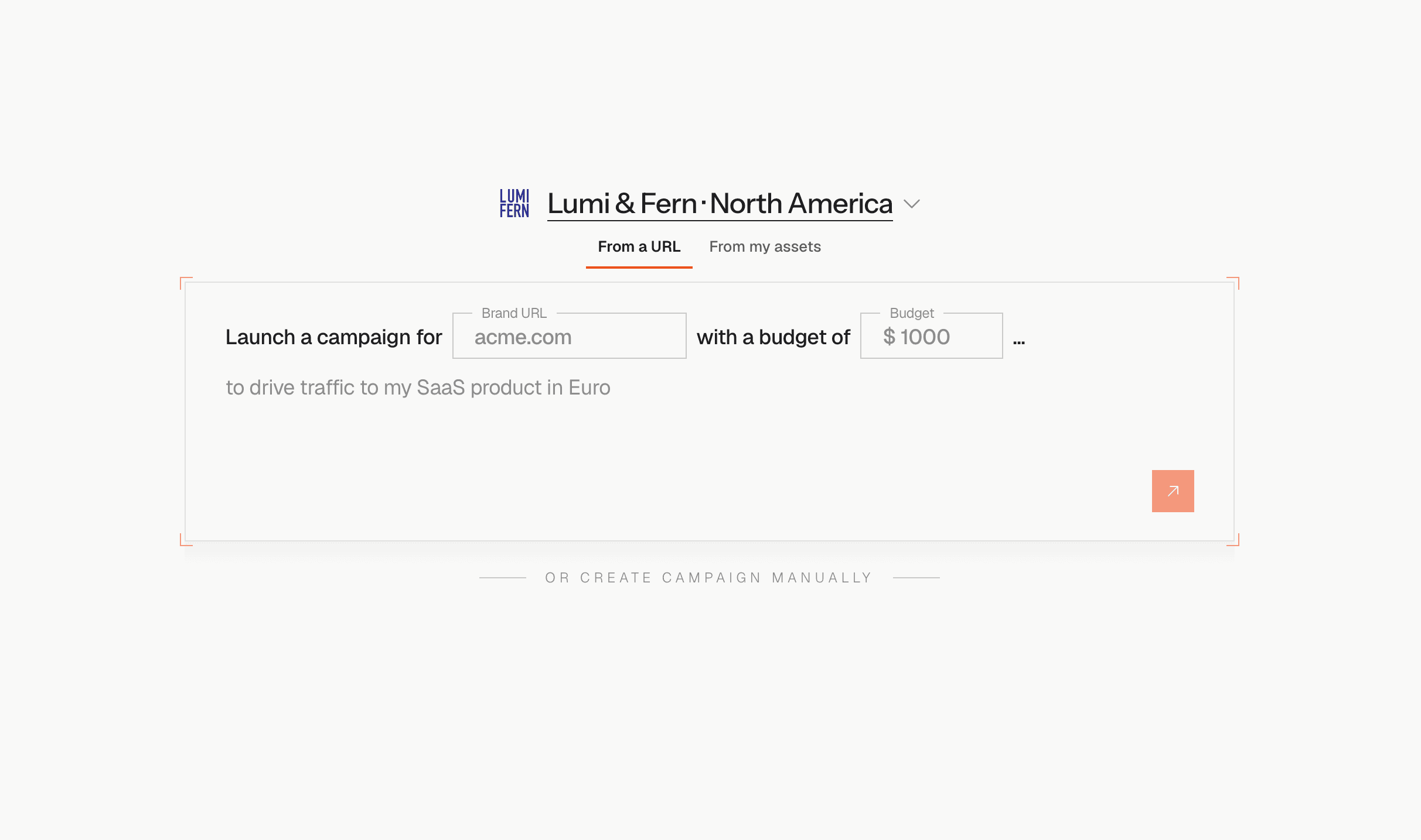 OpenAI ads platform dashboard used to create advertising campaigns in AI chatbots